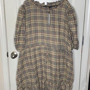 Plus Size Smock Dress